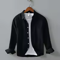 New Stylish Trendy Cotton Oxford Long Sleeve Casual Shirt For Men
