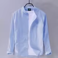 New Stylish Trendy Cotton Oxford Long Sleeve Casual Shirt For Men